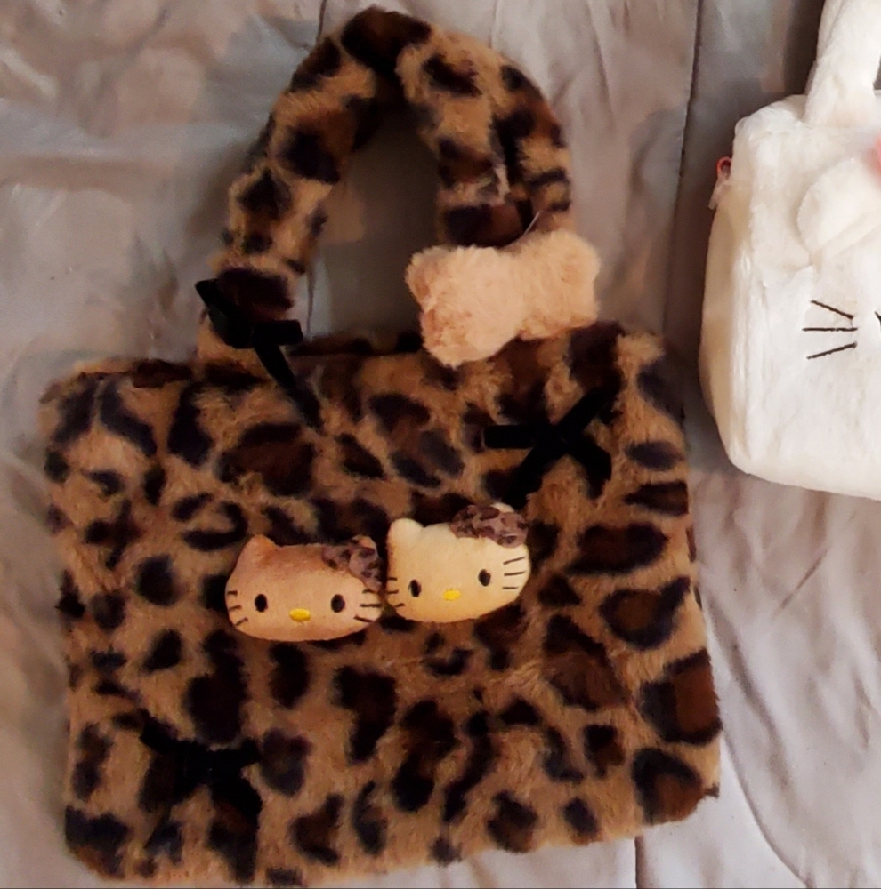 Hello Kitty Plush Tote Bag. New.